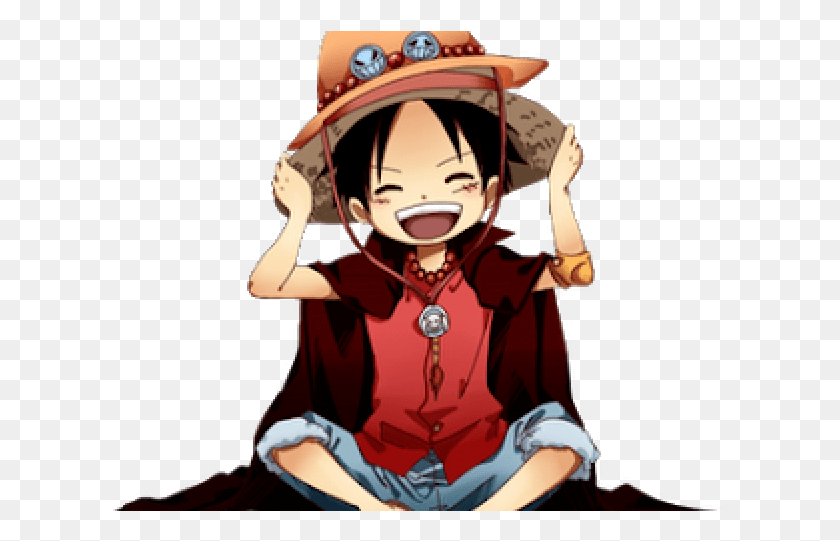 619x481 One Piece Clipart Animasi One Piece Luffy Cute, Comics, Book, Clothing HD PNG Download