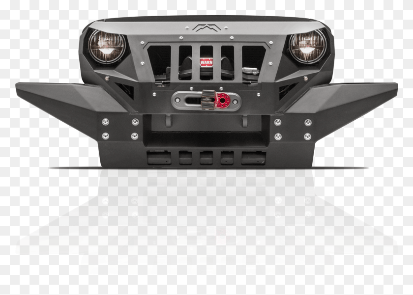 1195x829 One Piece Full Width Design Fab Fours Grumper Jeep Front Bumper Jeep Wrangler Tj, Gun, Weapon, Weaponry HD PNG Download