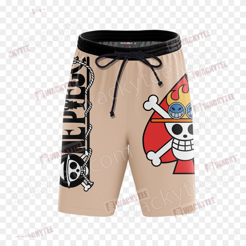1024x1024 One Piece Portgas D One Piece, Ropa, Ropa, Pantalones Cortos Hd Png