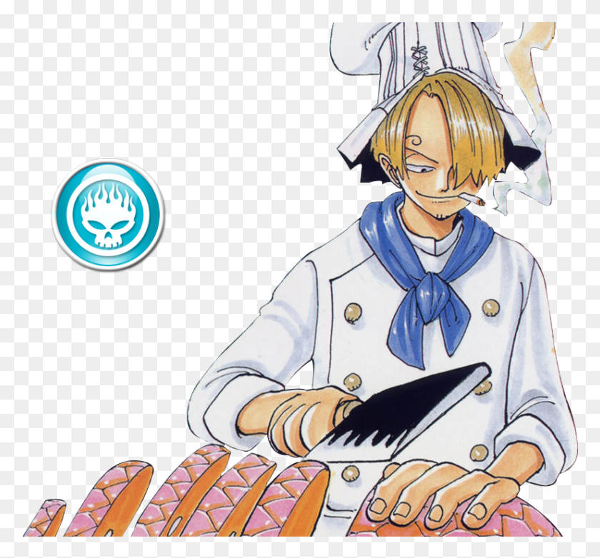 825x764 One Piece Sanji Cuisine Sanji One Piece Cook, Helmet, Clothing, Apparel HD PNG Download
