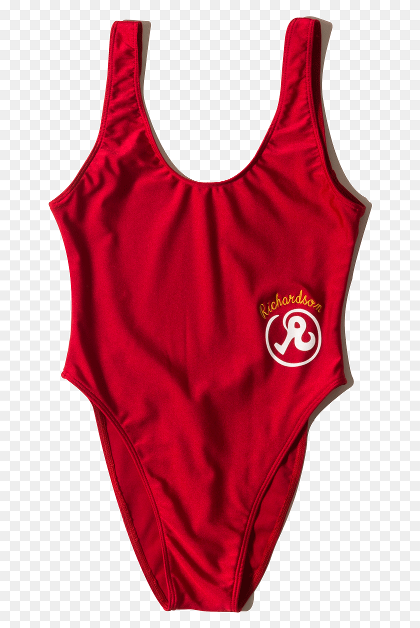 650x1194 One Piece Swimsuit 6211120000red Undershirt, Bib, Clothing, Apparel HD PNG Download