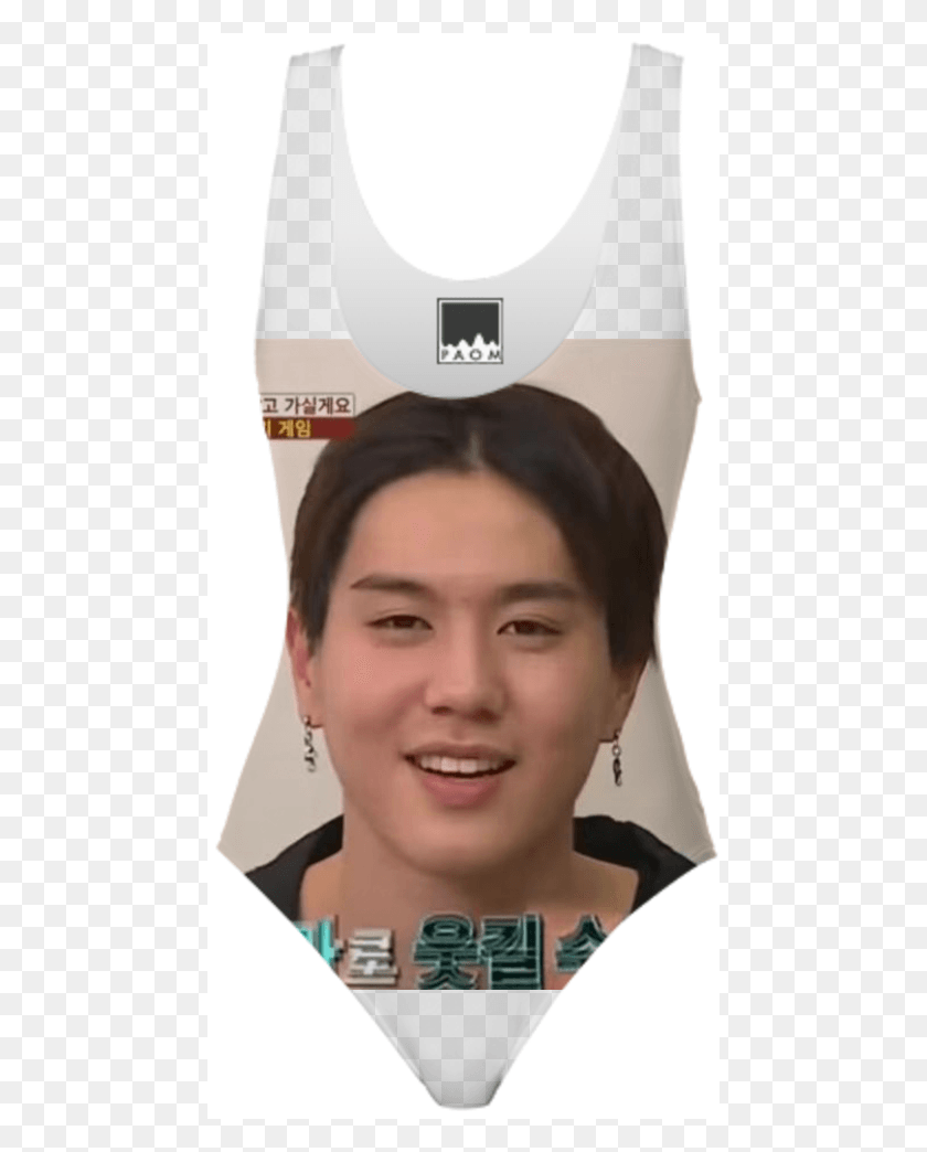 464x984 One Piece Swimsuit Yugyeom Meme Faces, Face, Person, Human Hd Png Скачать