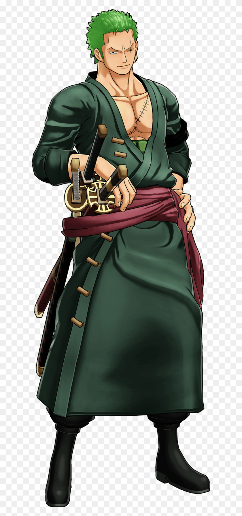 621x1731 One Piece World Seeker Character Renders Of The Straw Zoro One Piece World Seeker, Person, Human, Clothing HD PNG Download