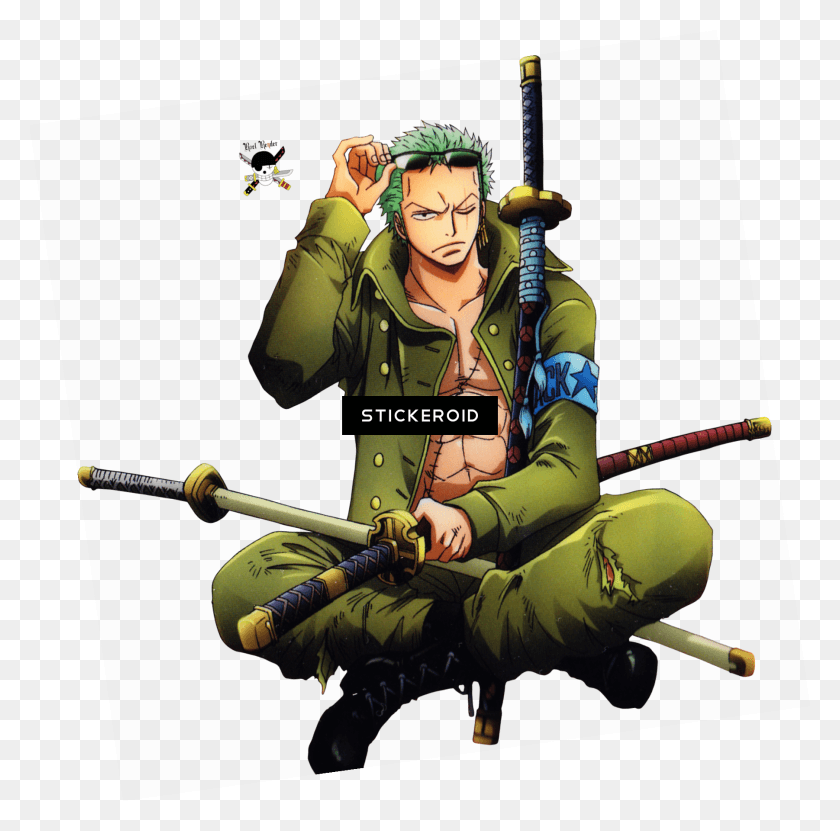 1802x1782 One Piece Zoro Manga, Person, People, Sport HD PNG Download