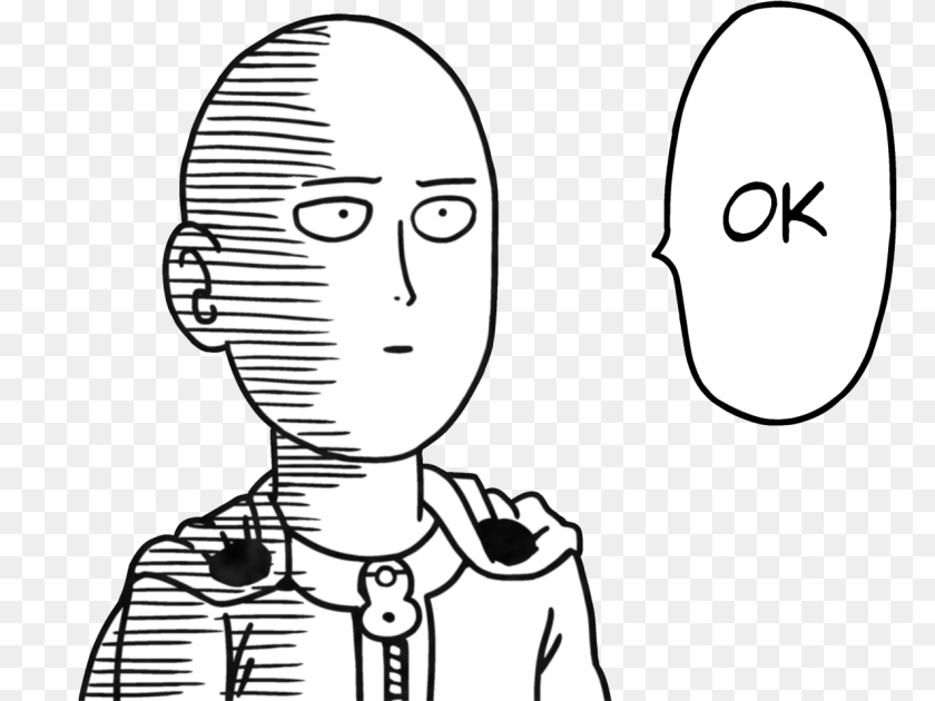 One Punch Man, Baby, Person, Cutlery, Face Sticker PNG
