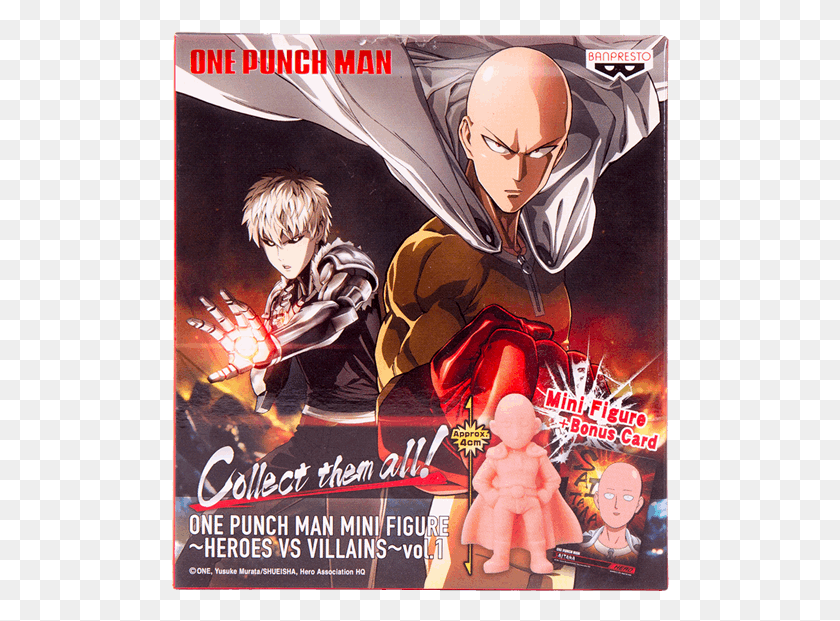499x561 One Punch Man One Punch Man Season 1 Poster, Person, Human, Advertisement HD PNG Download