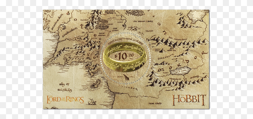 559x336 One Ring Minsheet 74211 Middle Earth Map Wide, Text, Passport, Id Cards HD PNG Download