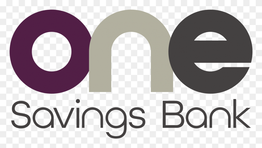 1270x675 One Savings Bank Logo, Word, Number, Symbol HD PNG Download