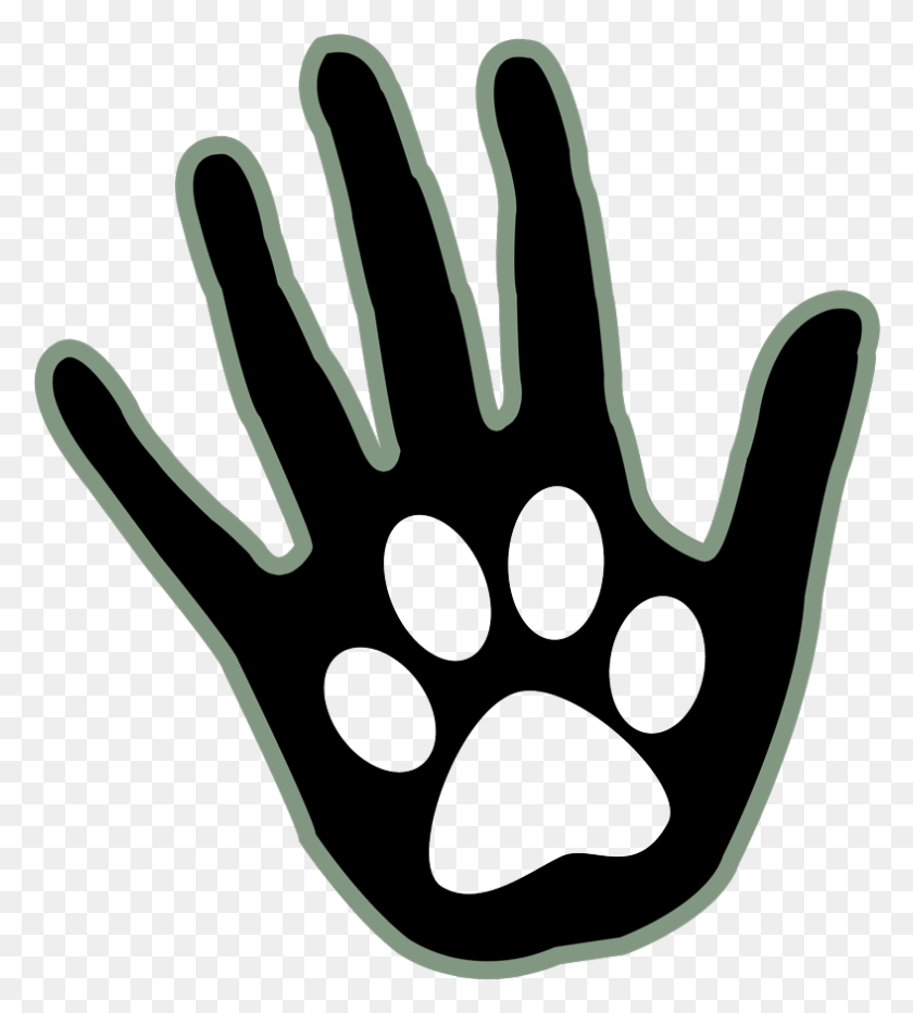 787x880 One Time Donation Paw And Hand Transparent, Clothing, Apparel, Dynamite HD PNG Download