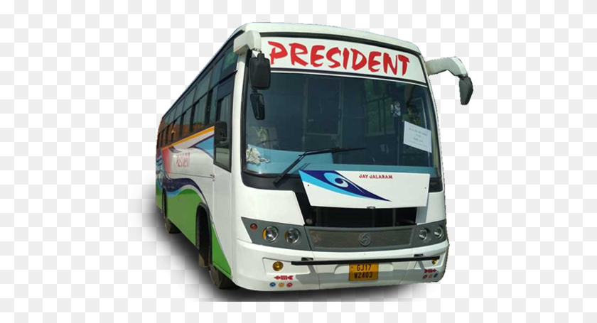 493x395 One Way Round Trip President Travels Godhra To Ahmedabad, Bus, Vehicle, Transportation HD PNG Download