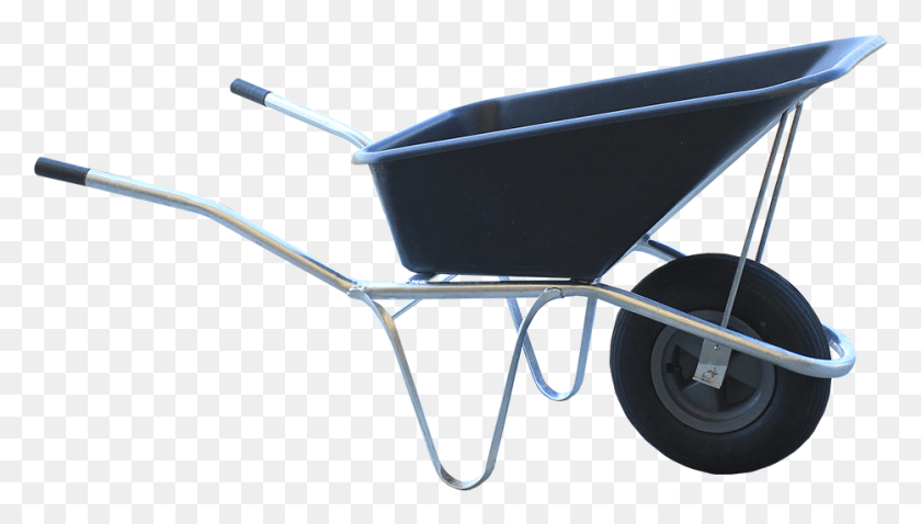 933x500 One Wheeled Wheelbarrow Lv1 80 L Wheelbarrow, Vehicle, Transportation, Barrow HD PNG Download