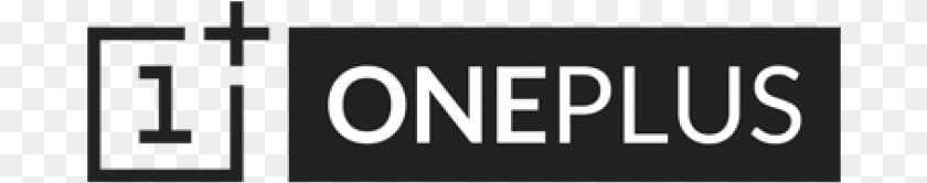 Oneplus Logo Black And White, Text PNG