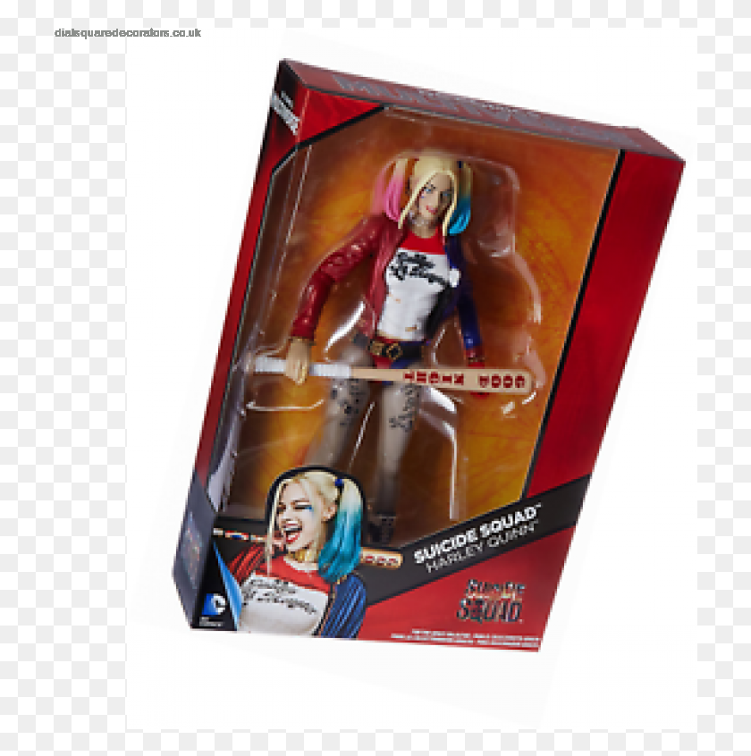 720x786 Online Cheap Harley Quinn 12 Inch Action Figure Suicide Action Figure, Label, Text, Advertisement HD PNG Download