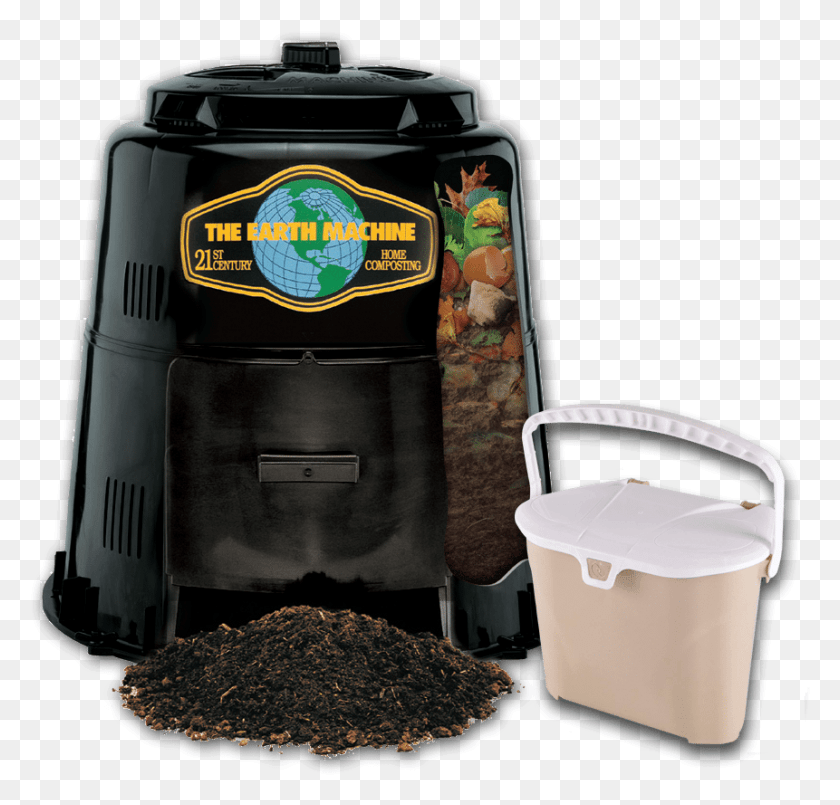 861x823 Online Compost Bin Sales Event Earth Machine Compost Kit, Mixer, Appliance, Plant HD PNG Download