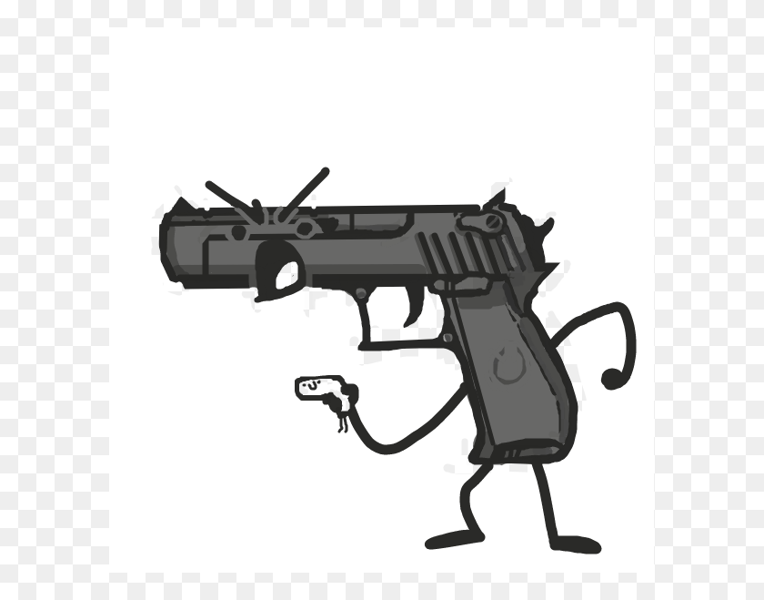 599x599 Онлайн-Игра Рисования Комиксов Огнестрельное Оружие, Пистолет, Оружие, Вооружение Hd Png Скачать