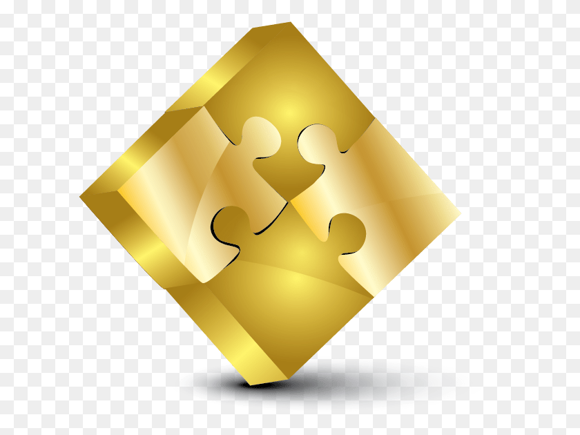 614x570 Online Free Creator Gold Puzzle Piece, Lamp, Text, Symbol HD PNG Download