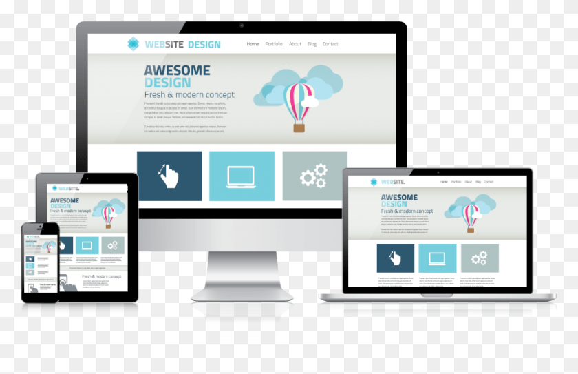 901x559 Online Marketing Company In Roseville Modern Web Design Concept, Computer, Electronics, Screen HD PNG Download