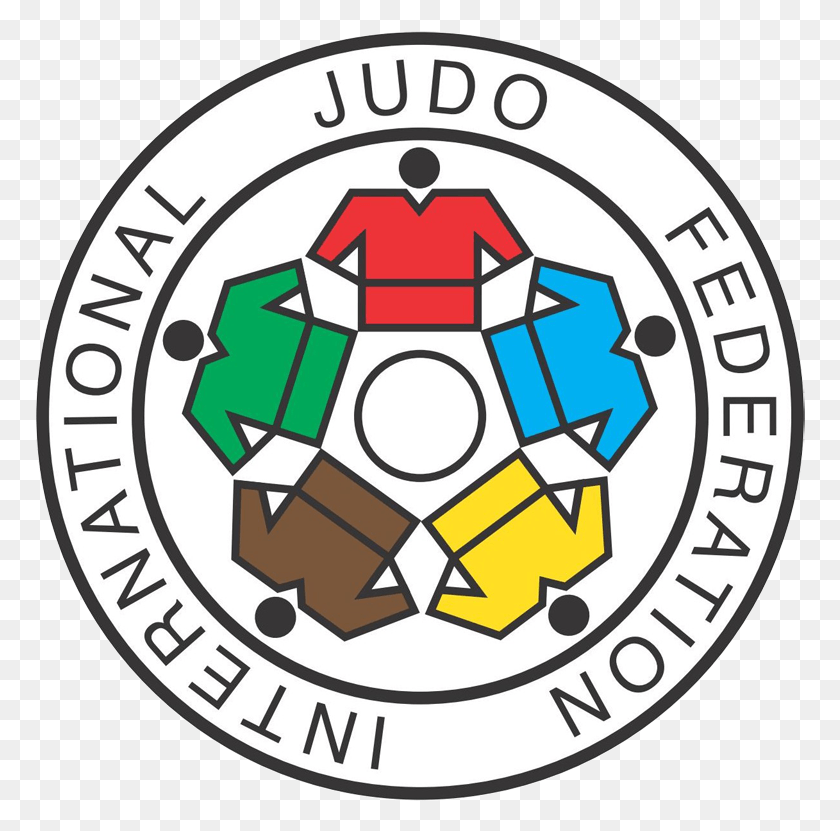 770x771 Descargar Png / Logotipo De La Federación Internacional De Judo Png