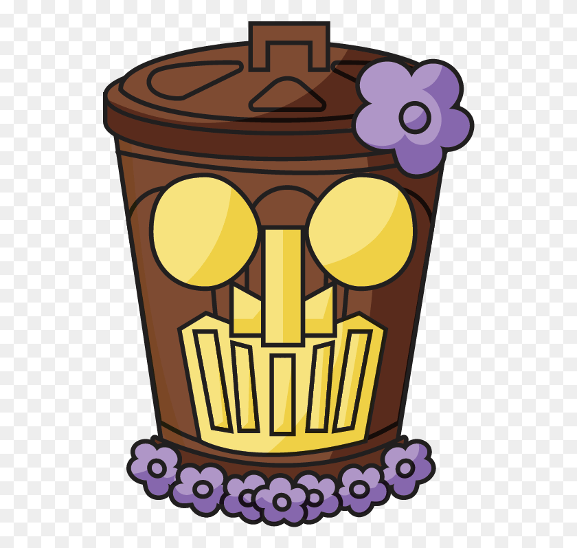 542x737 Online Tiki Trash Can Pic, Can, Tin, Milk Can HD PNG Download