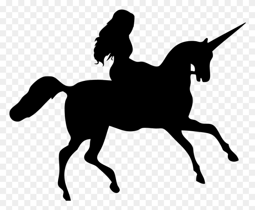 911x740 Onlinelabels Clip Art Silhouette Of A Unicorn, Gray, World Of Warcraft HD PNG Download