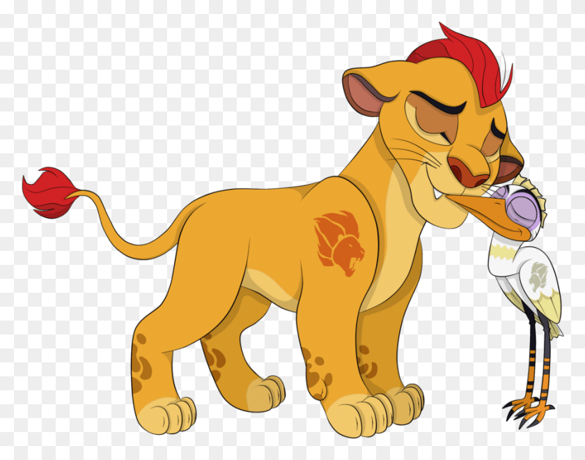 893x687 Ono The Keenest Of Sight On The Lion Guard Lion Guard Kion And Rani, Animal, Mammal, Eating HD PNG Download