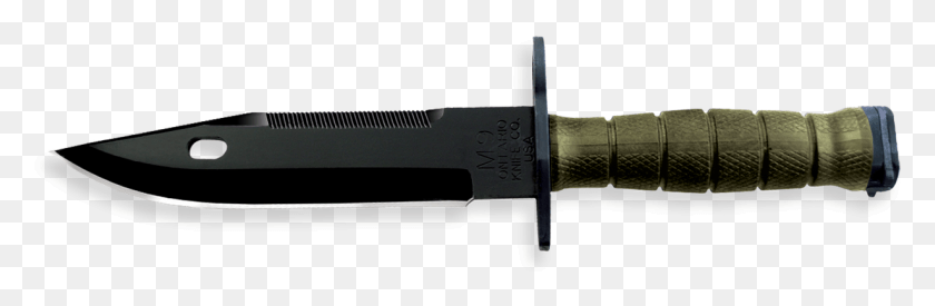 1229x340 Онтарио Штык-Нож M9 С Ножнами С Зеленой Ручкой Штык-Нож M9 Онтарио, Клинок, Оружие, Вооружение Png Скачать