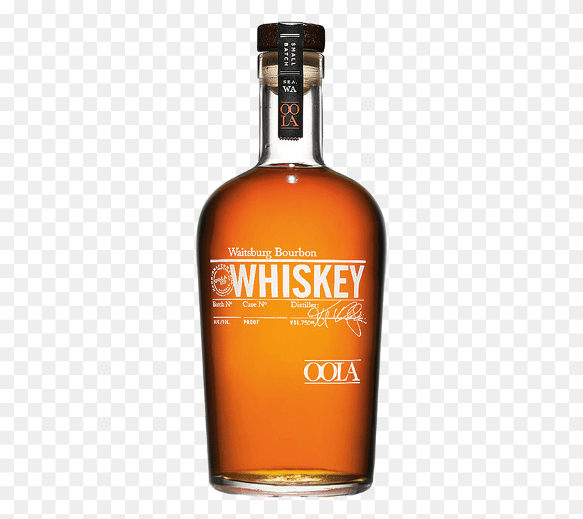 283x687 Oola Waitsburg Bourbon Whiskey Bottle Of Bourbon, Liquor, Alcohol, Beverage HD PNG Download