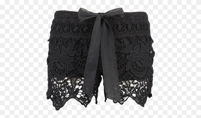 458x433 Oooo Lace Shorts Scarf, Clothing, Apparel, Blouse HD PNG Download