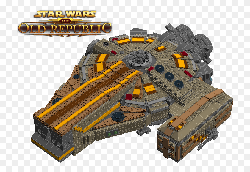 727x519 Ootinicast A Star Wars The Old Republic Swtor Podcast Lego Star Wars Freighter, Toy, Spaceship, Aircraft HD PNG Download