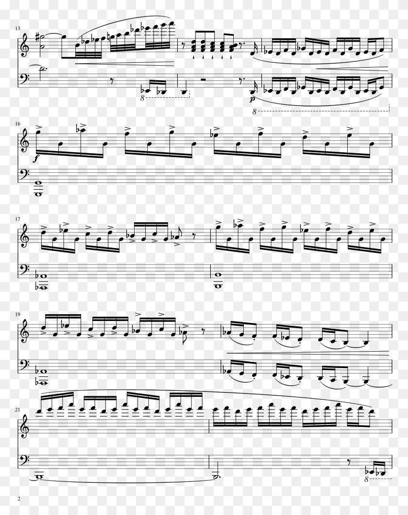 780x999 Op 90 Schubert Impromptu Pdf, Серый, Мир Варкрафта Png Скачать