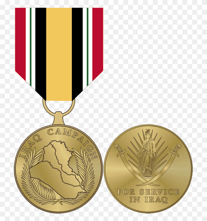 727x838 Op Shader Iraq Medal, Gold, Trophy, Gold Medal HD PNG Download