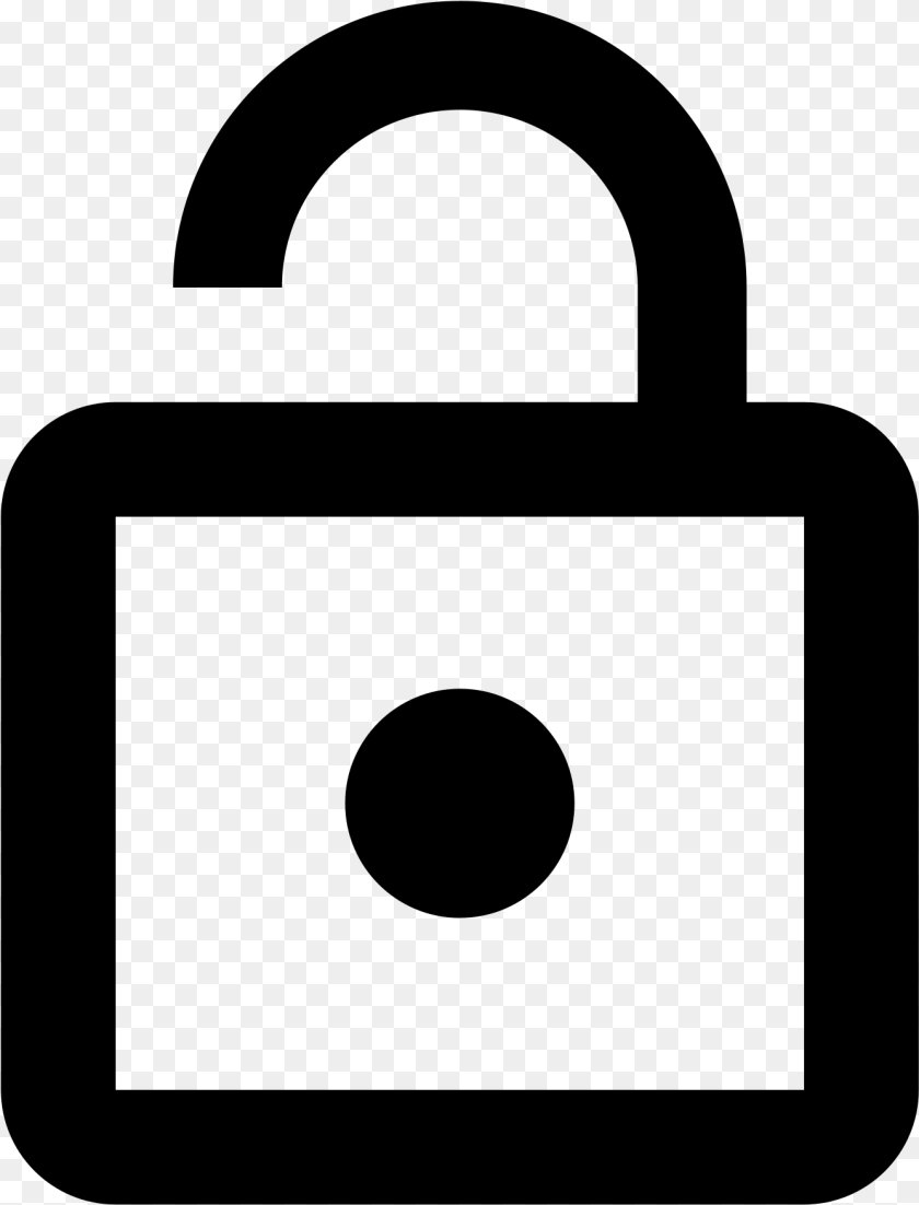 Open, Gray PNG