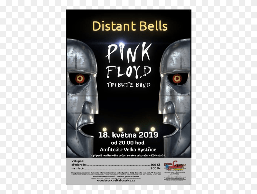 413x573 Open Air In Amphitheatre In Velka Bystrice 18Th May Pink Floyd, Advertisement, Poster, Helmet Descargar Hd Png