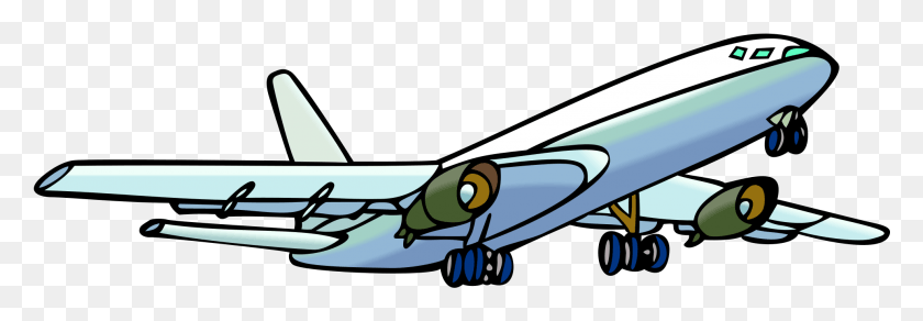 1972x588 Open Airplane Clip Art, Aircraft, Vehicle, Transportation HD PNG Download