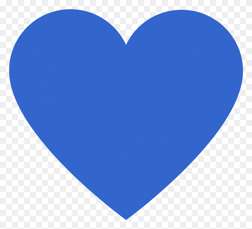 2001x1807 Png Голубое Сердце, Воздушный Шар, Шар, Сердце Png Скачать