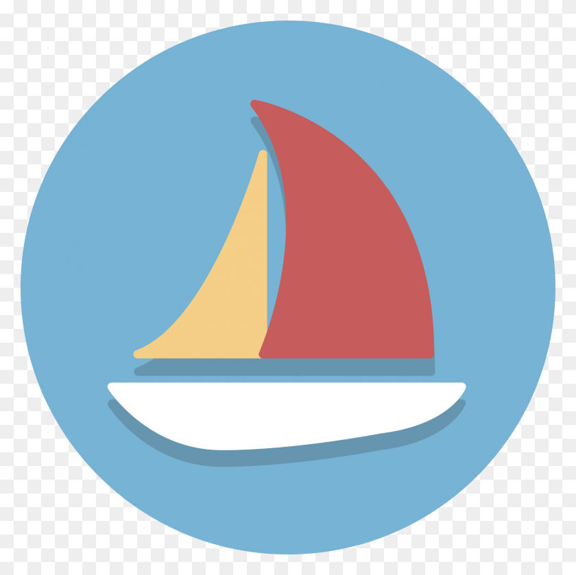 2000x2000 Open Boat Icon, Logo, Symbol, Trademark HD PNG Download