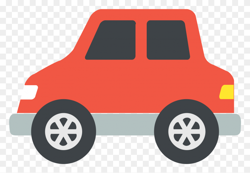 1877x1255 Open Car Emoji, Vehicle, Transportation, Automobile HD PNG Download