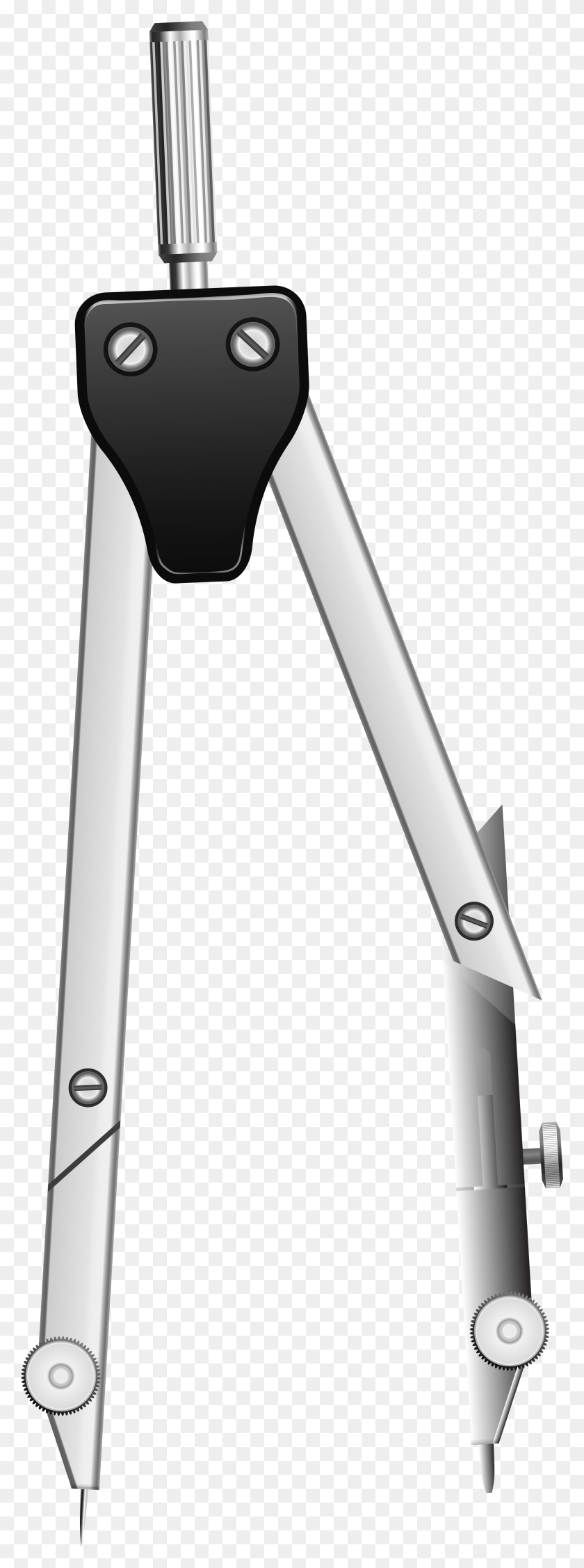 2791x7851 Open Compasses Clip Art Open Compasses, Sword, Blade, Weapon HD PNG Download
