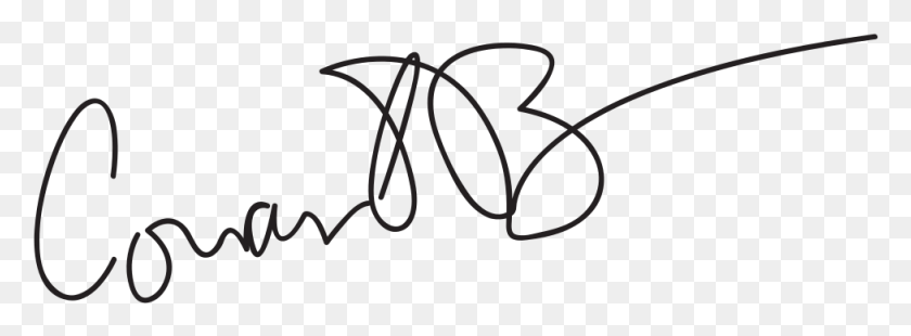 976x314 Open Conan O Brien Signature, Text, Calligraphy, Handwriting HD PNG Download
