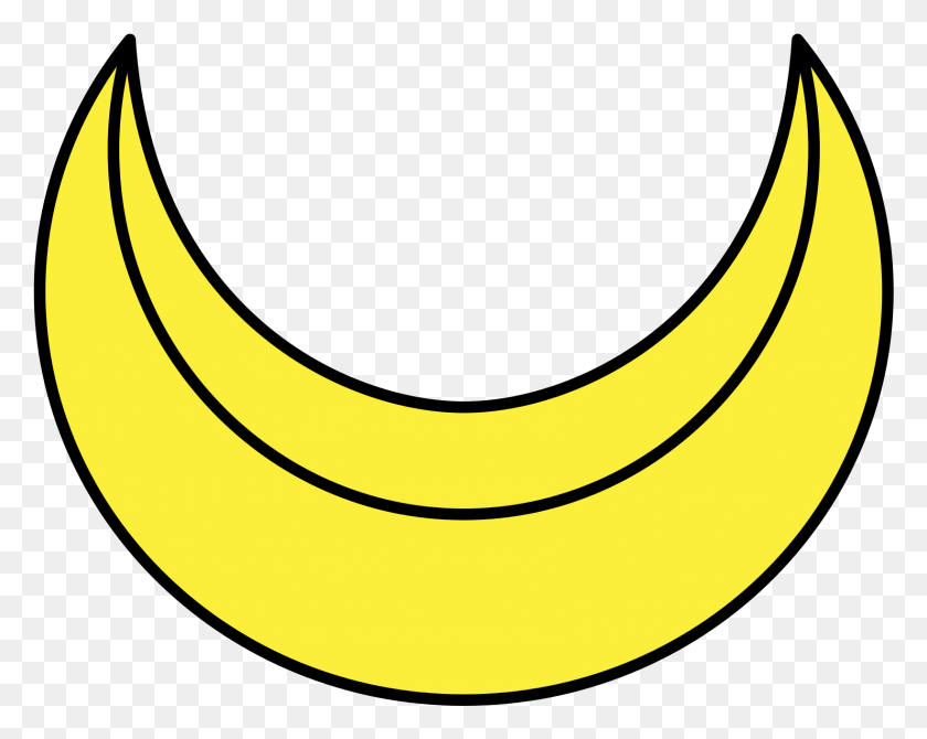 1639x1282 Open Crescent Heraldry, Banana, Fruit, Plant Descargar Hd Png