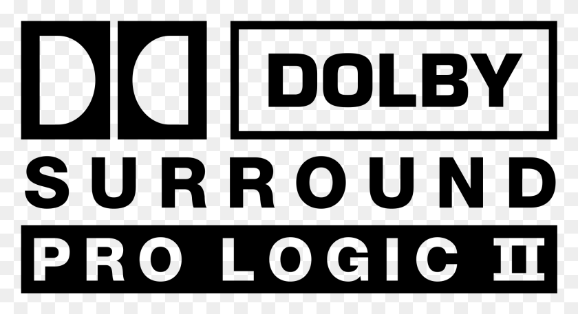 1942x990 Open Dolby Pro Logic Ii Logo, Gray, World Of Warcraft HD PNG Download