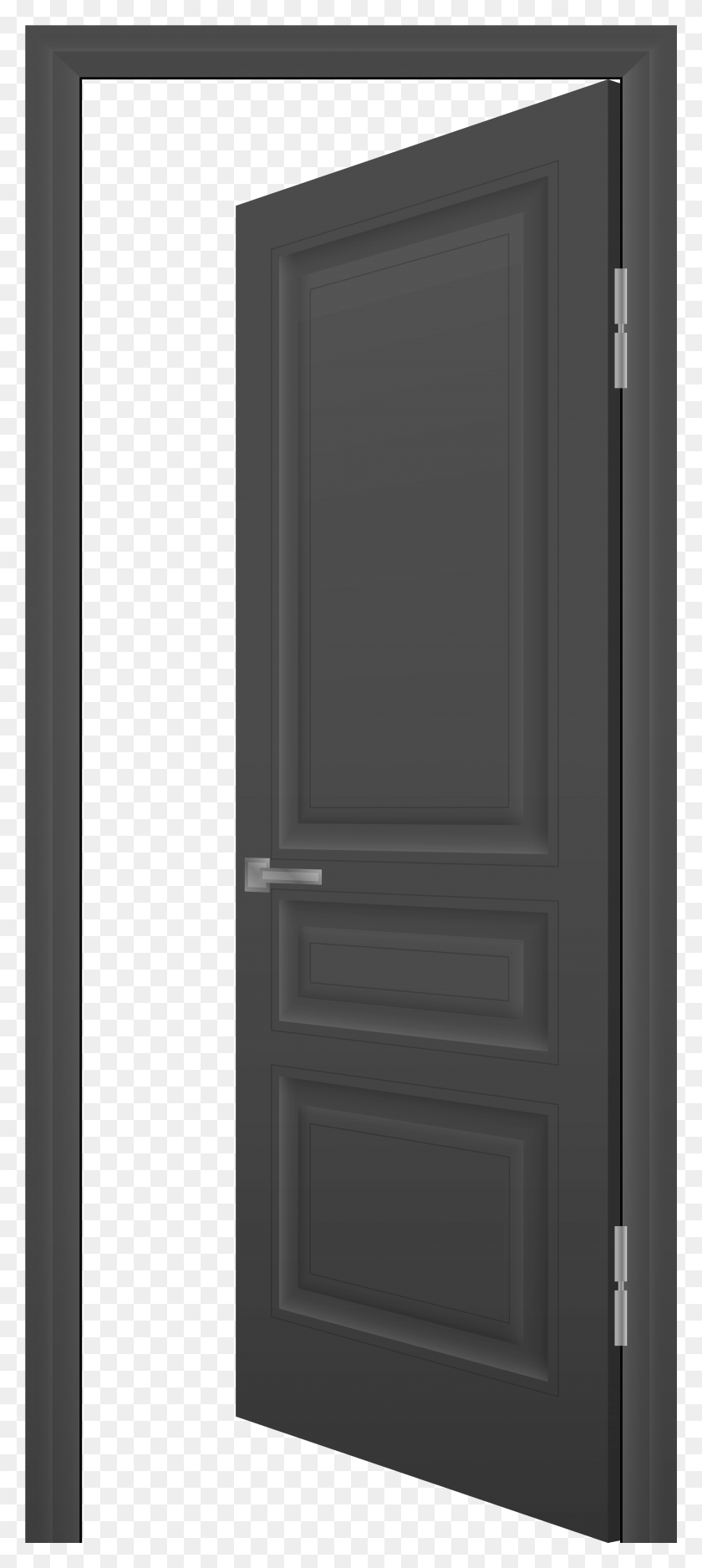 3396x7909 Открытая Дверь Серый Клип Арт Открытая Дверь Прозрачный Фон, Дверь, Зеленый, Складная Дверь Png Скачать
