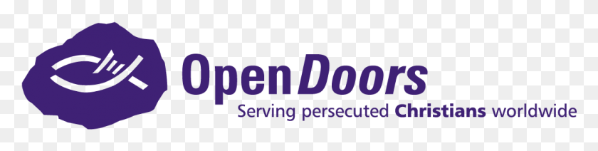 1093x214 Open Doors Open Doors Persecuted Church, Text, Alphabet, Word HD PNG Download