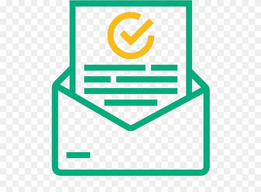 Open Envelope Icon, Mail Sticker PNG