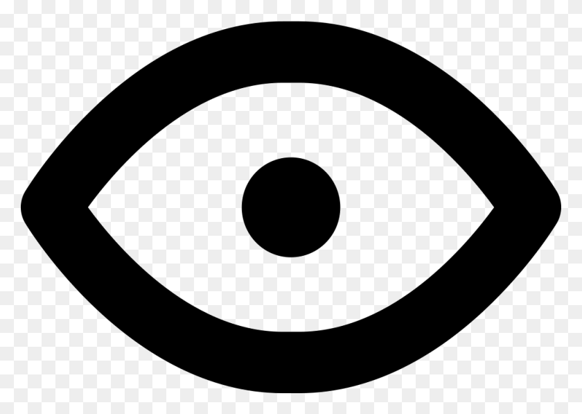 980x675 Открытый Глаз Символ Визуализации Комментарии Значок Открытого Глаза, Диск, Лента, Dvd Hd Png Скачать