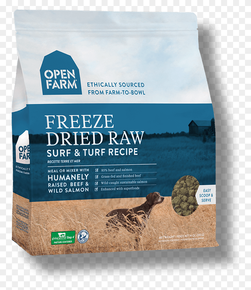 775x909 Open Farm Grain Free Surf Turf Recipe Freeze Dried Open Farm Freeze Dried Lamb, Advertisement, Poster, Flyer HD PNG Download