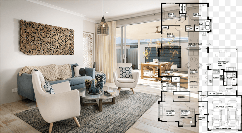 Open Floor Plan Home Designs House, Furniture, Architecture, Building, Home Decor Clipart PNG