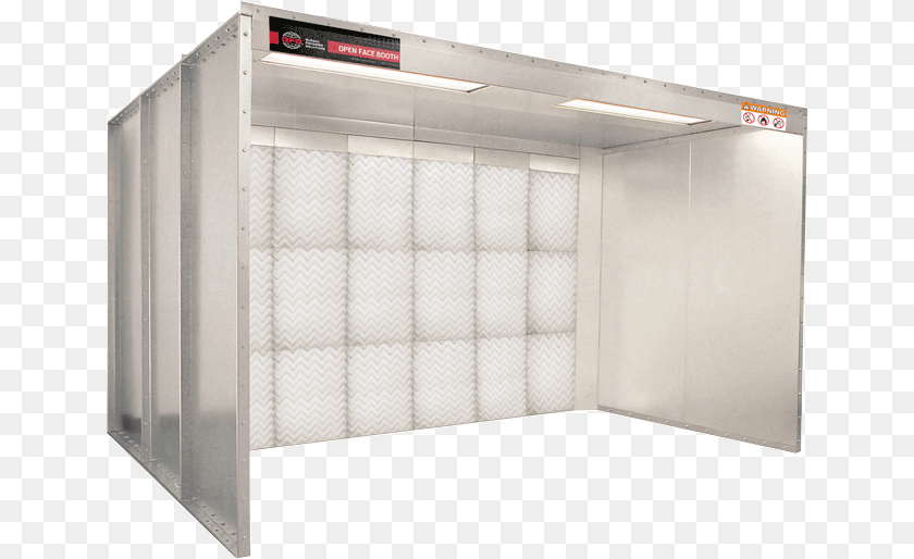 Open Front Paint Booth Open Face Spray Booth, Indoors Transparent PNG