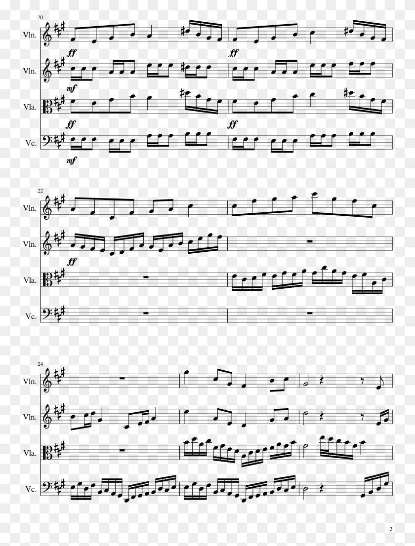 750x1046 Open Gate Sheet Music Composed By Lexless 3 Of 23 Pages Saxophone, Gray, World Of Warcraft HD PNG Download
