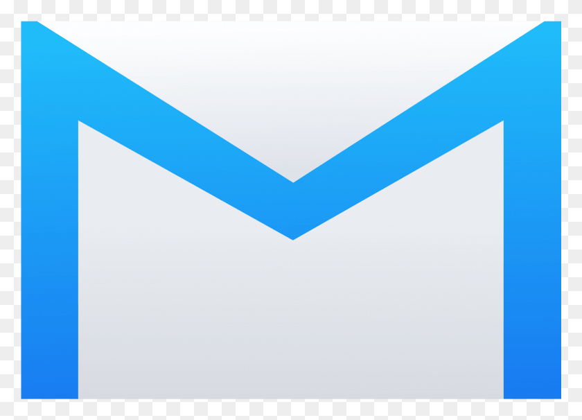 2001x1402 Открыть Gmail Логотип Синий, Конверт, Почта, Символ Hd Png Скачать